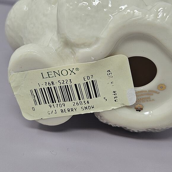 Lenox China Jewels Collection Berry Snowett Christmas Snowman Figurine 4.5" - Picture 4 of 5